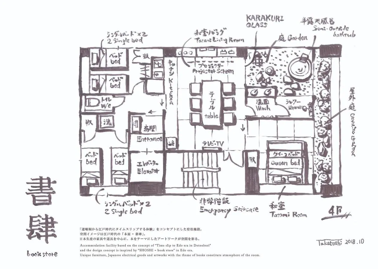 Dotonbori No Yado Konjakuso - Vacation Stay 26584V Osaka Japan